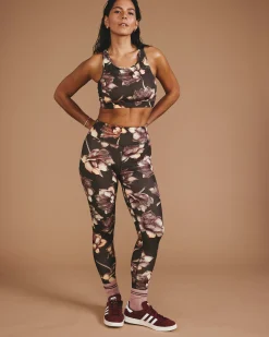 Next-to-Naked Legging Lotus Print