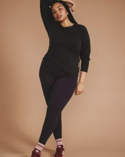 Next-to-Naked Legging Purple Jewel