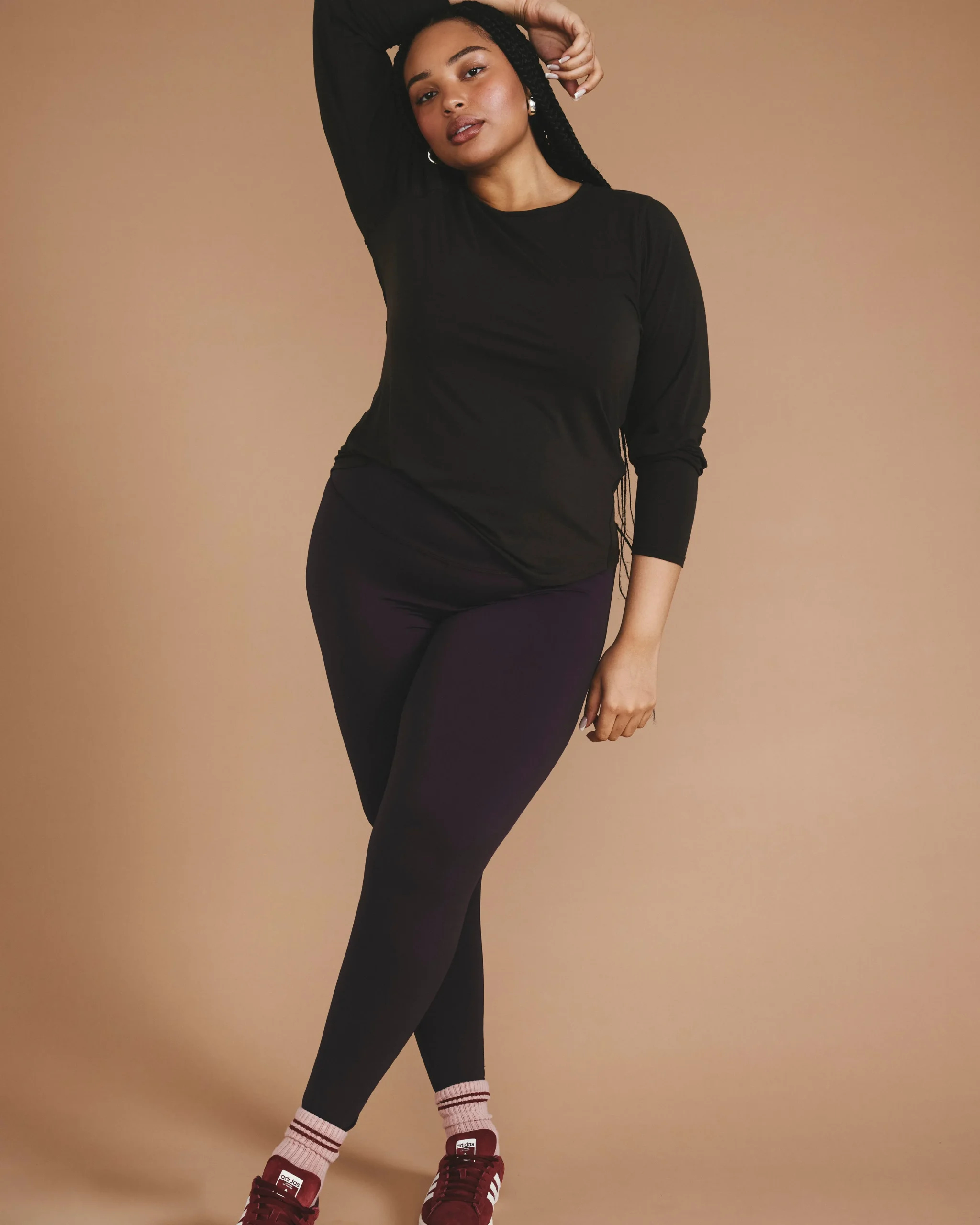 Next-to-Naked Legging Purple Jewel