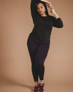 Next-to-Naked Legging Purple Jewel