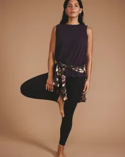 Next-to-Naked Pocket Legging Deep Brown