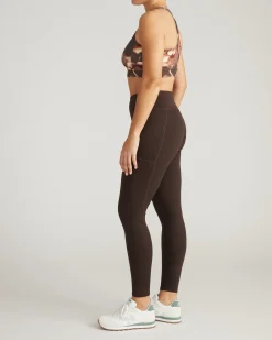 Next-to-Naked Pocket Legging Deep Brown