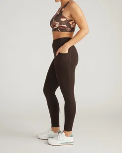 Next-to-Naked Pocket Legging Deep Brown