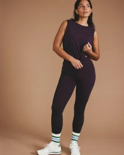Next-to-Naked Pocket Legging Purple Jewel