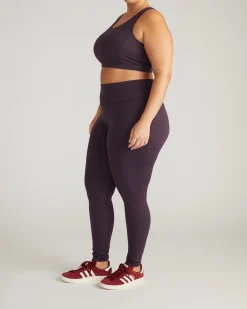 Next-to-Naked Racerback Sports Bra Purple Jewel