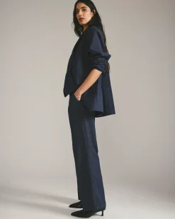 Nova Denim Look Pants Dark Indigo