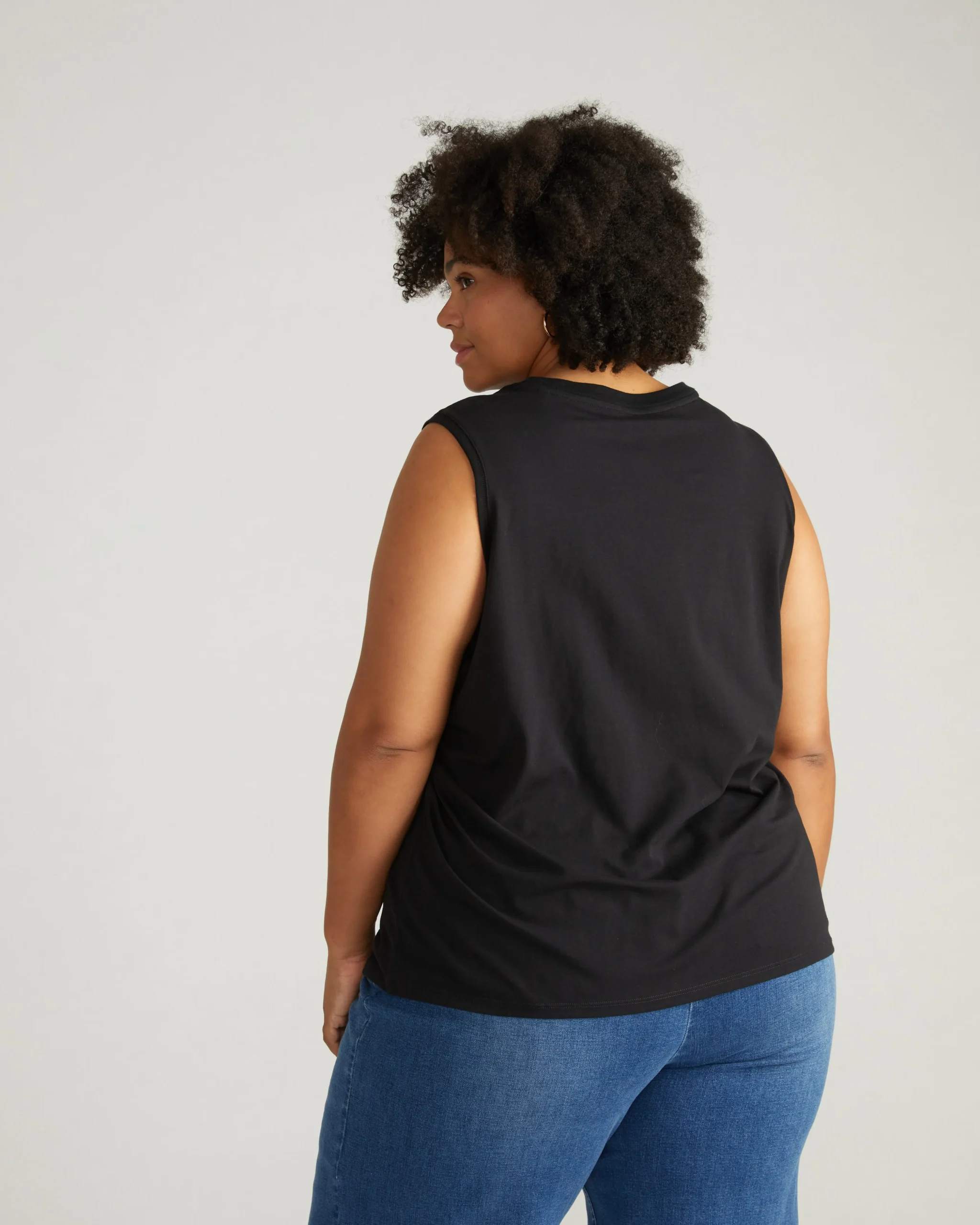 Patti Muscle Tank Black