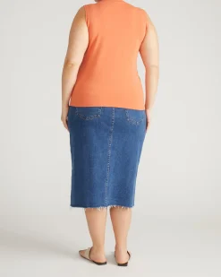 Patti Muscle Tank Italian Orange