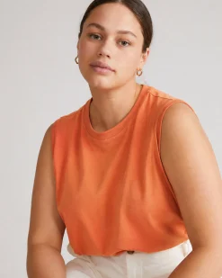 Patti Muscle Tank Italian Orange