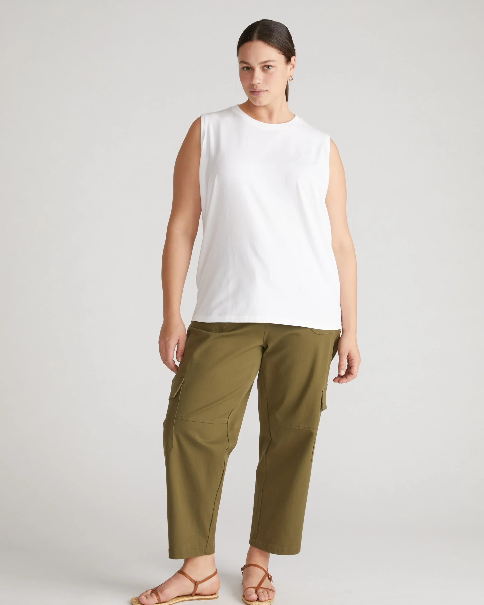 Patti Muscle Tank White