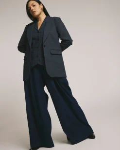 Percy Denim Look Blazer Dark Indigo