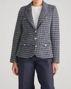 4 Pocket Ponte Blazer French Tweed