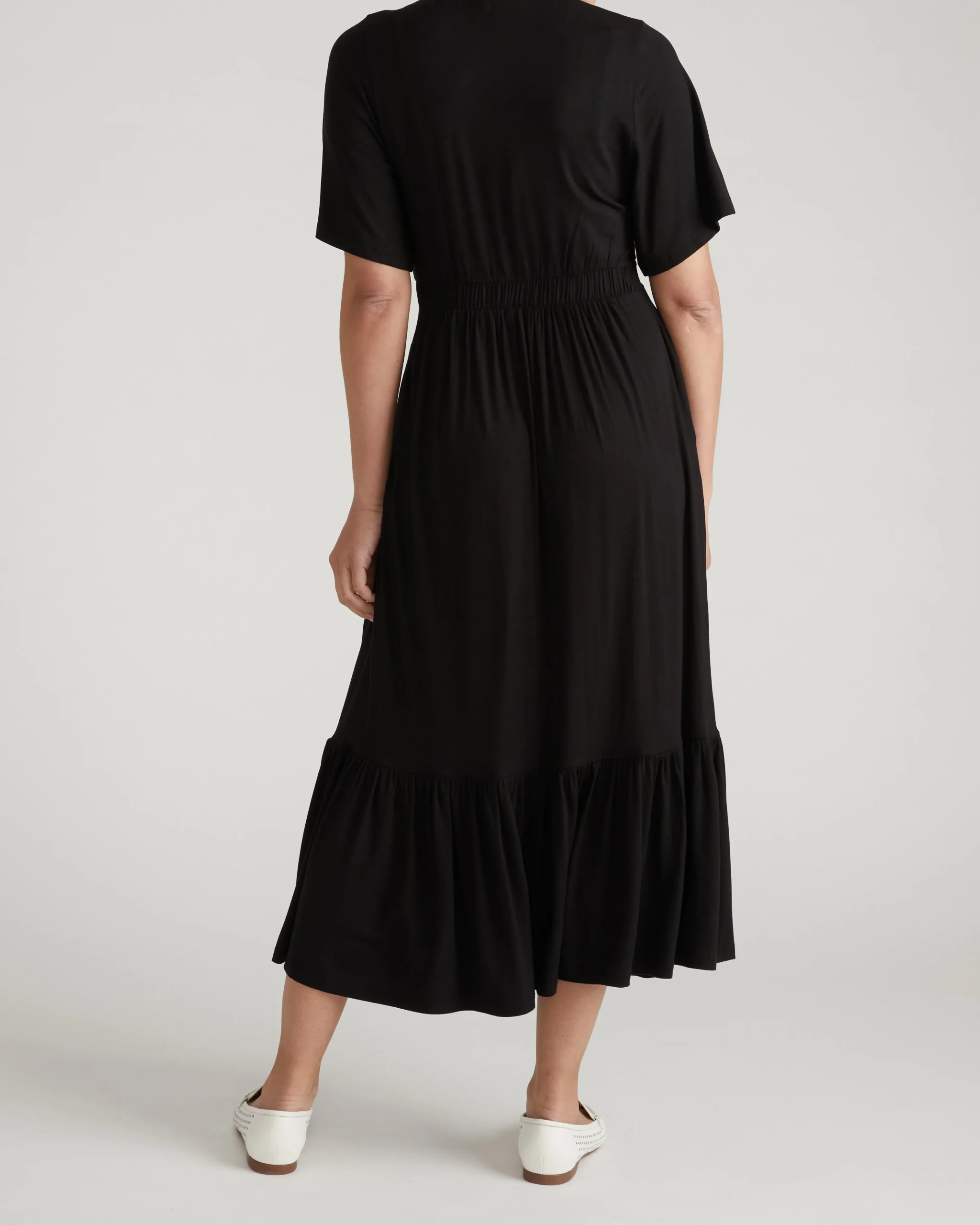 Ravello Liquid Jersey Dress Black