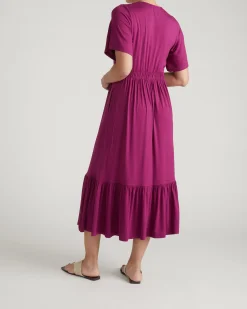 Ravello Liquid Jersey Dress Rothko Purple