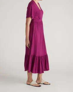 Ravello Liquid Jersey Dress Rothko Purple