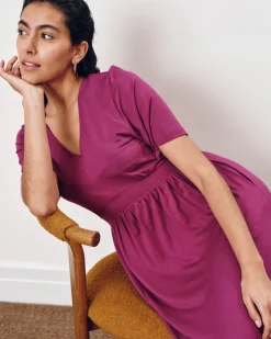 Ravello Liquid Jersey Dress Rothko Purple