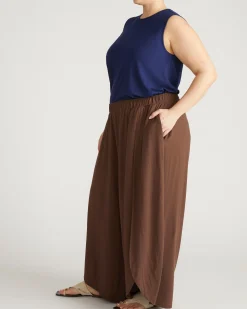 Rey Divine Jersey Pull-On Pants Peppercorn