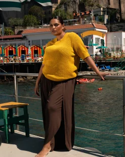 Rey Divine Jersey Pull-On Pants Peppercorn