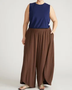 Rey Divine Jersey Pull-On Pants Peppercorn