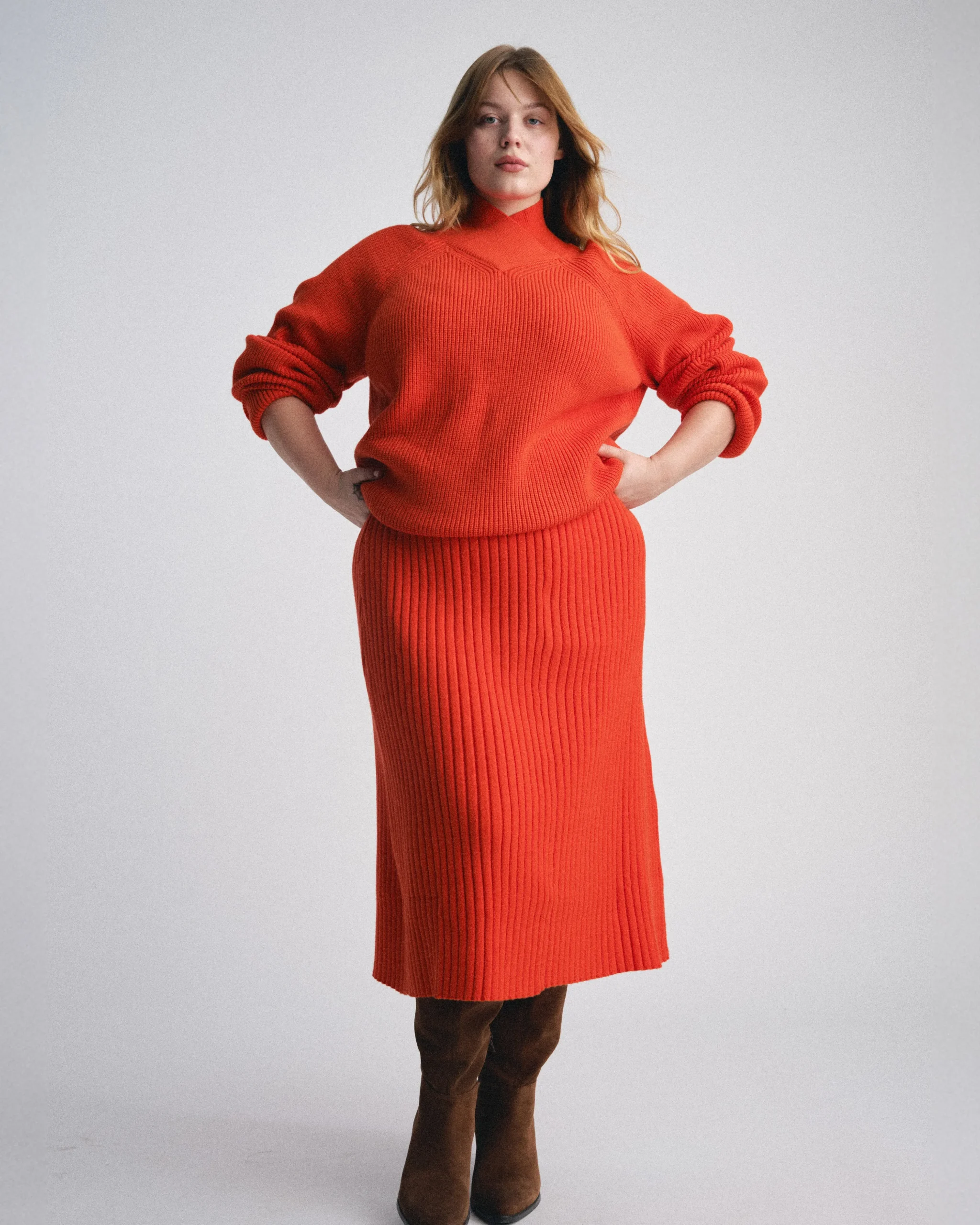 Risa Sweater Skirt Poppy