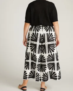 Rosie Pointelle Sweater Top Black