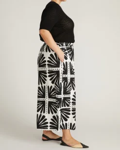 Rosie Pointelle Sweater Top Black
