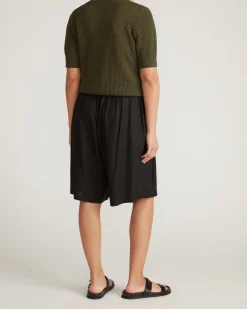 Rosie Pointelle Sweater Top Camo