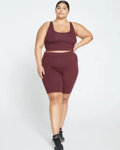 Roya Bike Shorts Black Cherry