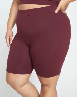Roya Bike Shorts Black Cherry