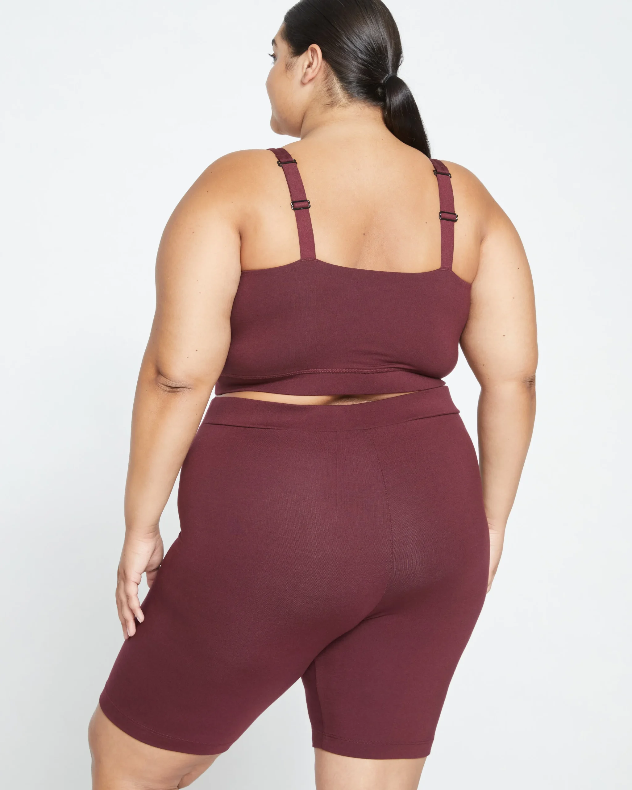 Roya Bike Shorts Black Cherry