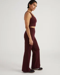 Roya Bootcut Legging Black Cherry