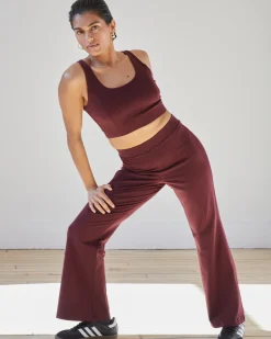 Roya Bootcut Legging Black Cherry