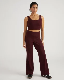 Roya Bootcut Legging Black Cherry