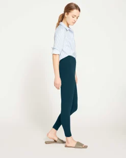 Roya Cropped Leggings 23 Inch Deep Sea