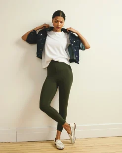 Roya Cropped Leggings 23 Inch Nori