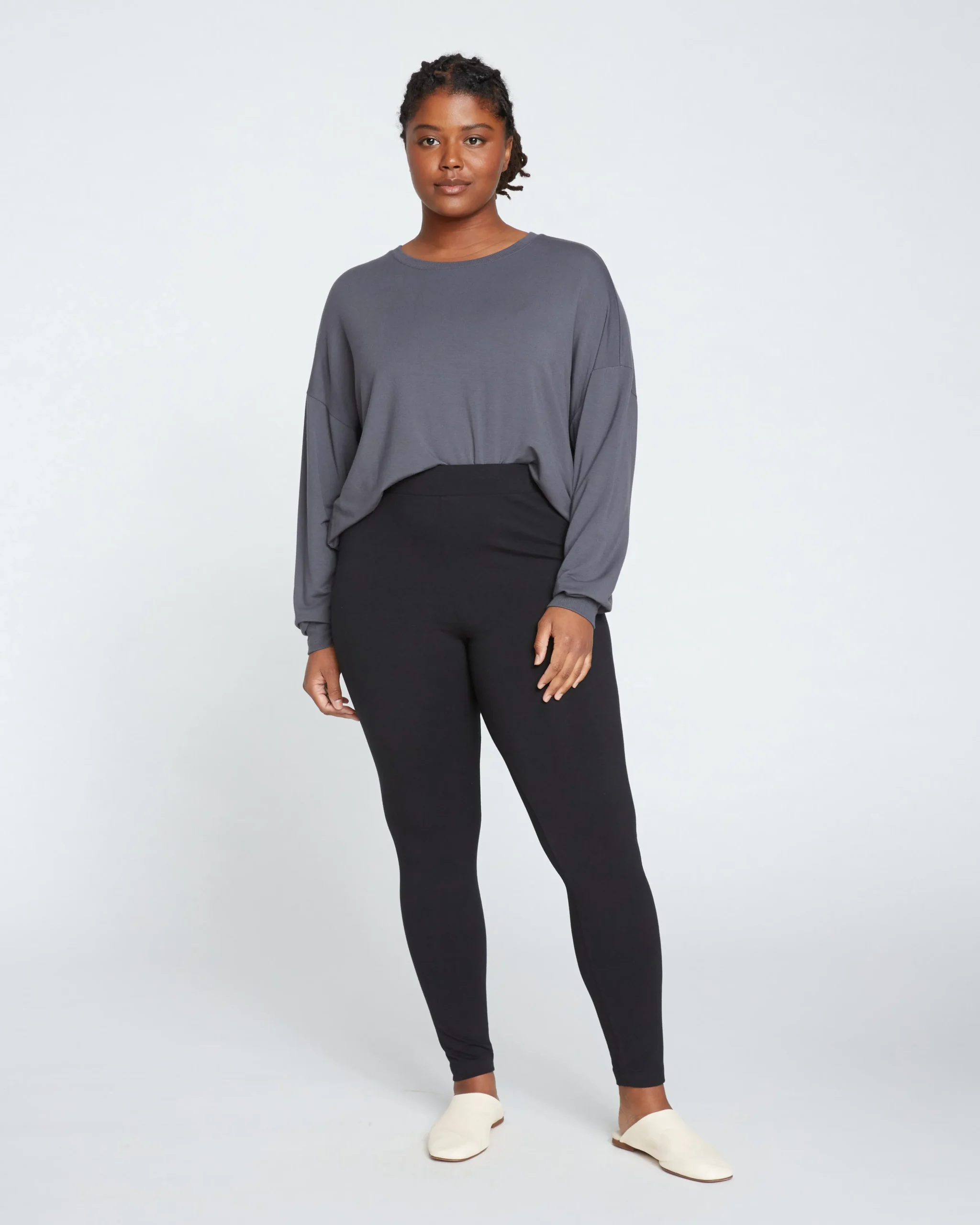 Roya Leggings 27 Inch Black