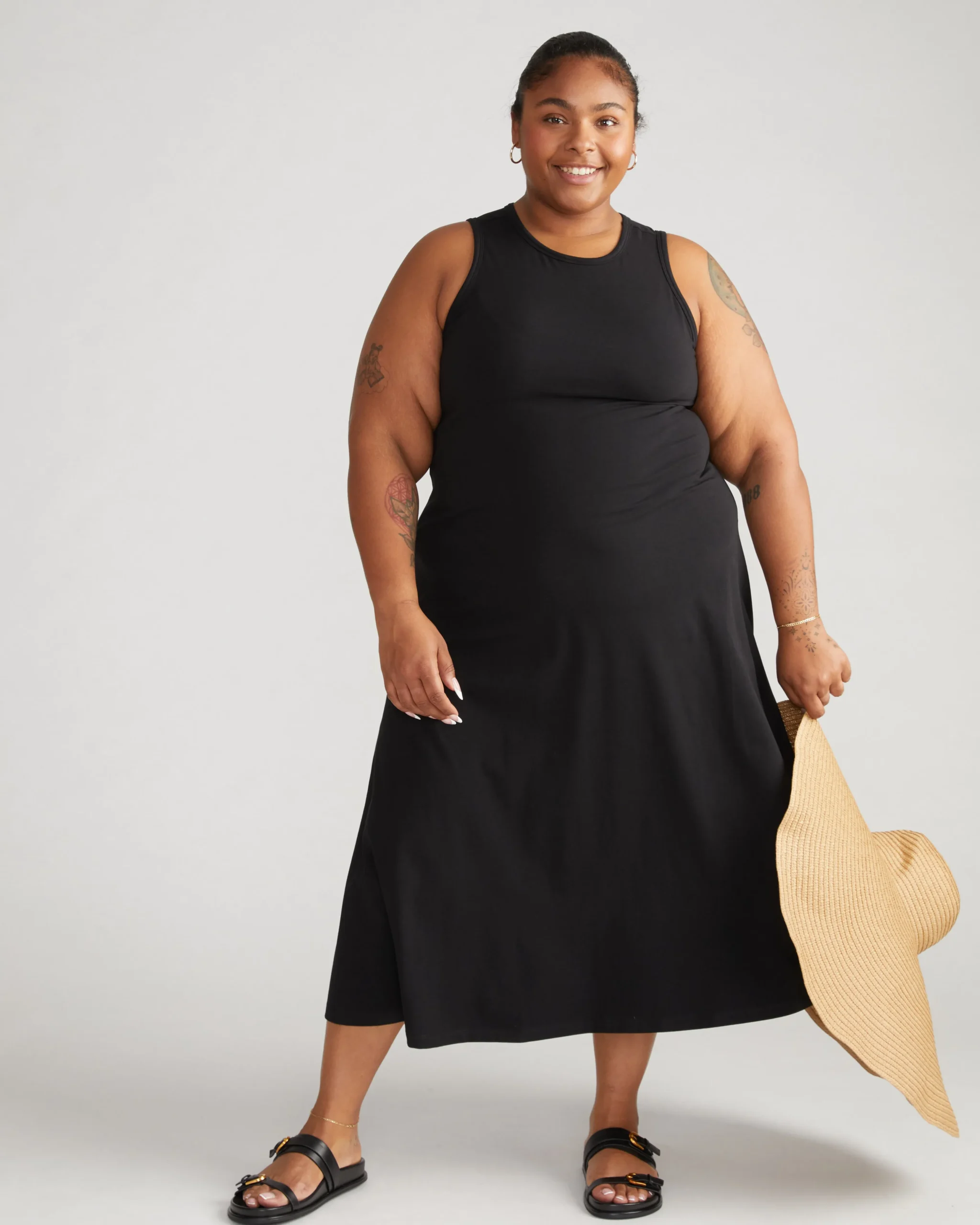 Sardinia Tank Dress Black