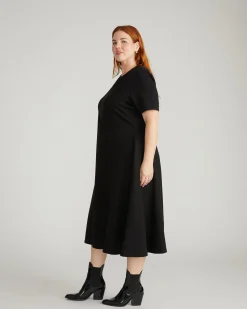 Saskia Ponte Dress Black