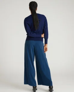 Savvy Fine Knit Crew Sweater Midnight