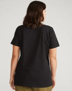 Scoop Neck Tee Black