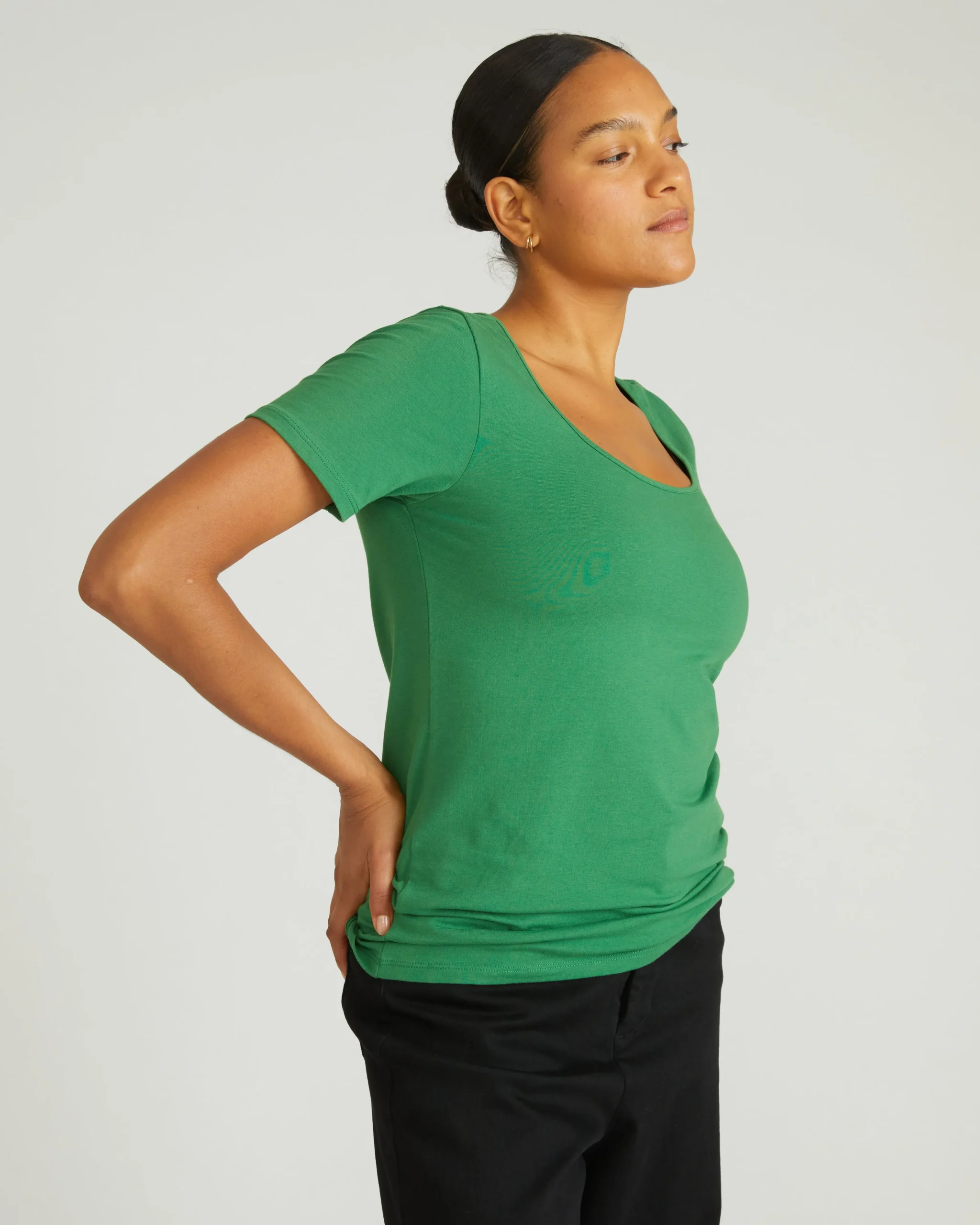 Scoop Neck Tee Clover