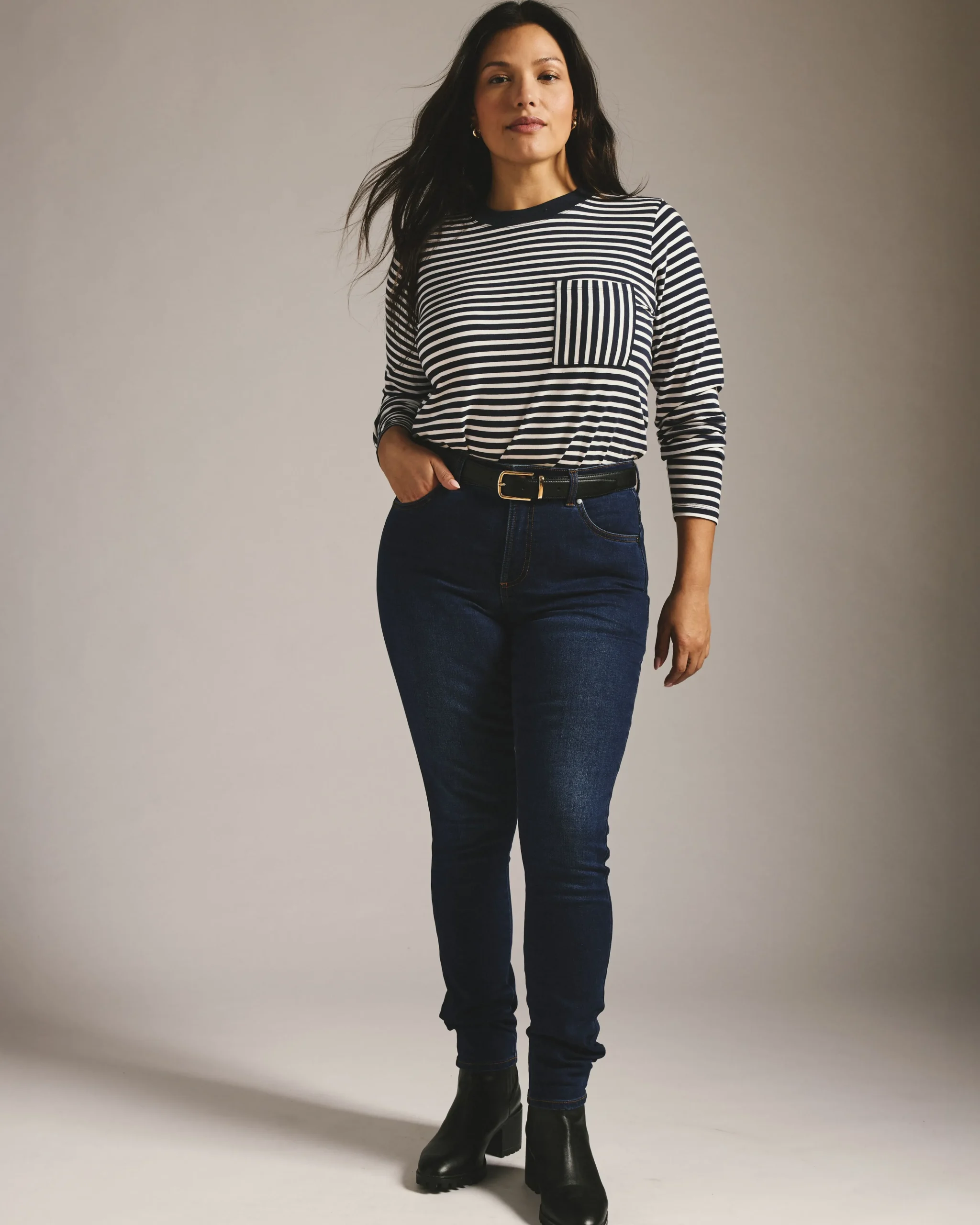 Seine High Rise Skinny Jeans 32 Inch Heritage Indigo