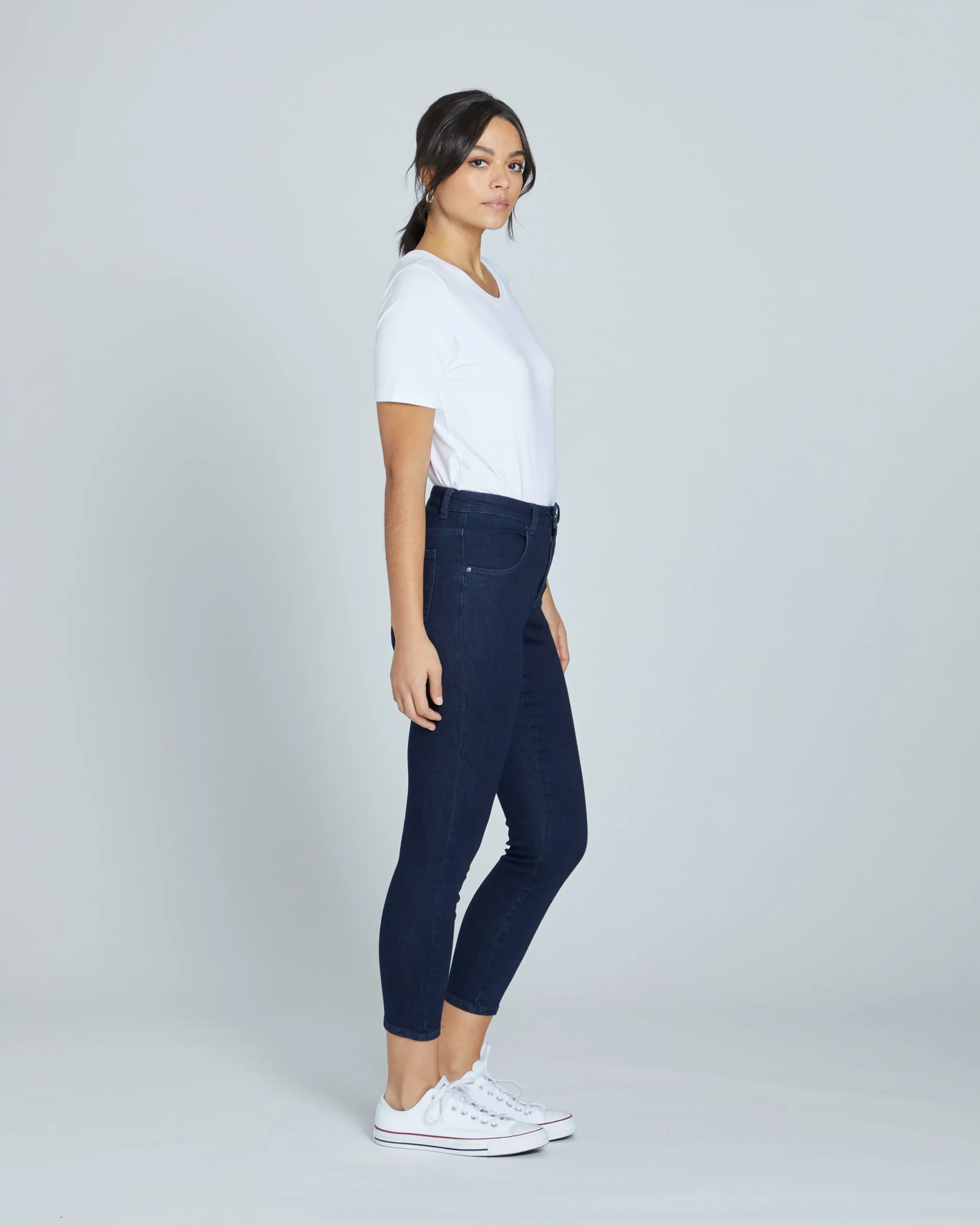 Seine High Rise Skinny Jeans 27 Inch Dark Indigo