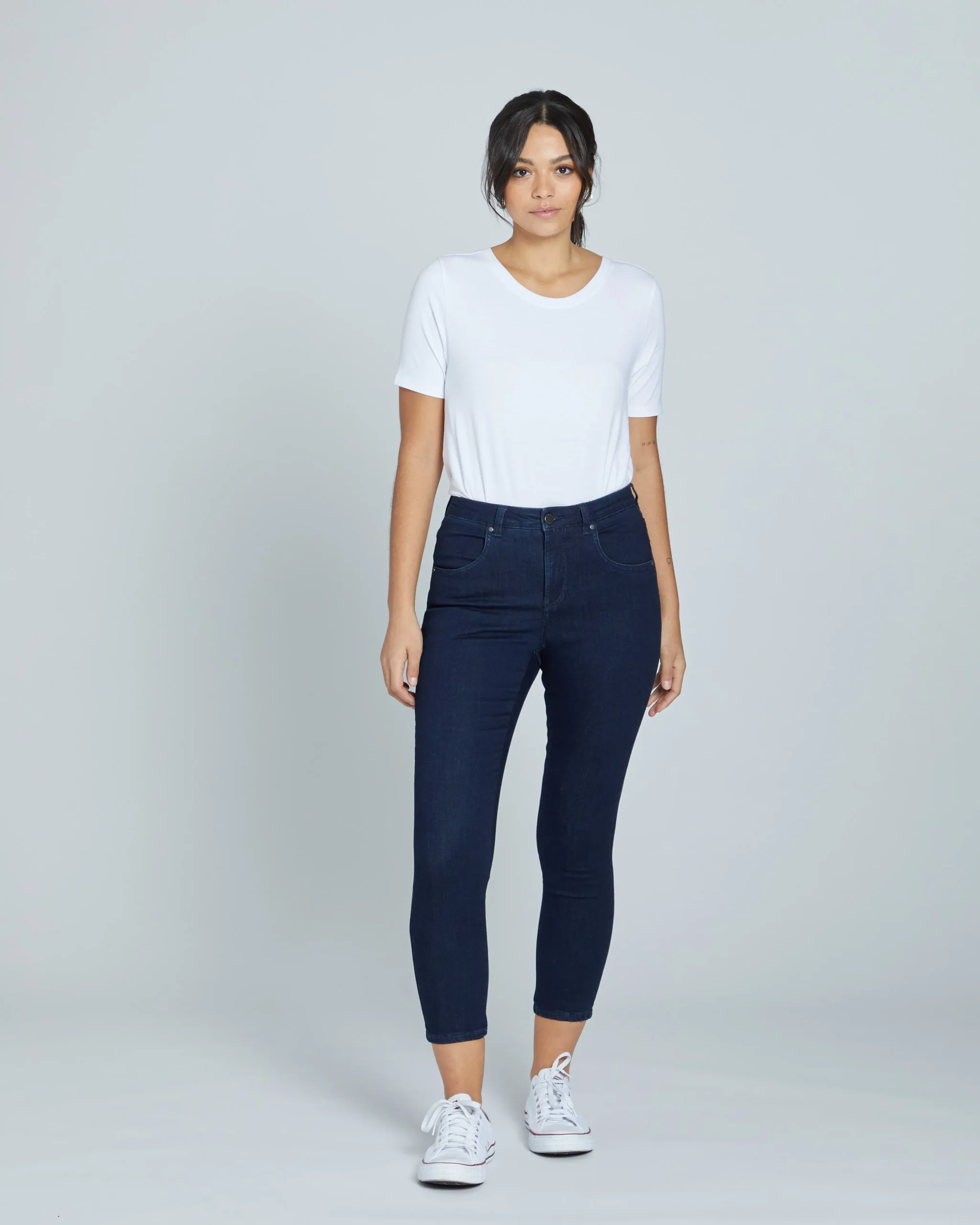 Seine High Rise Skinny Jeans 27 Inch Dark Indigo