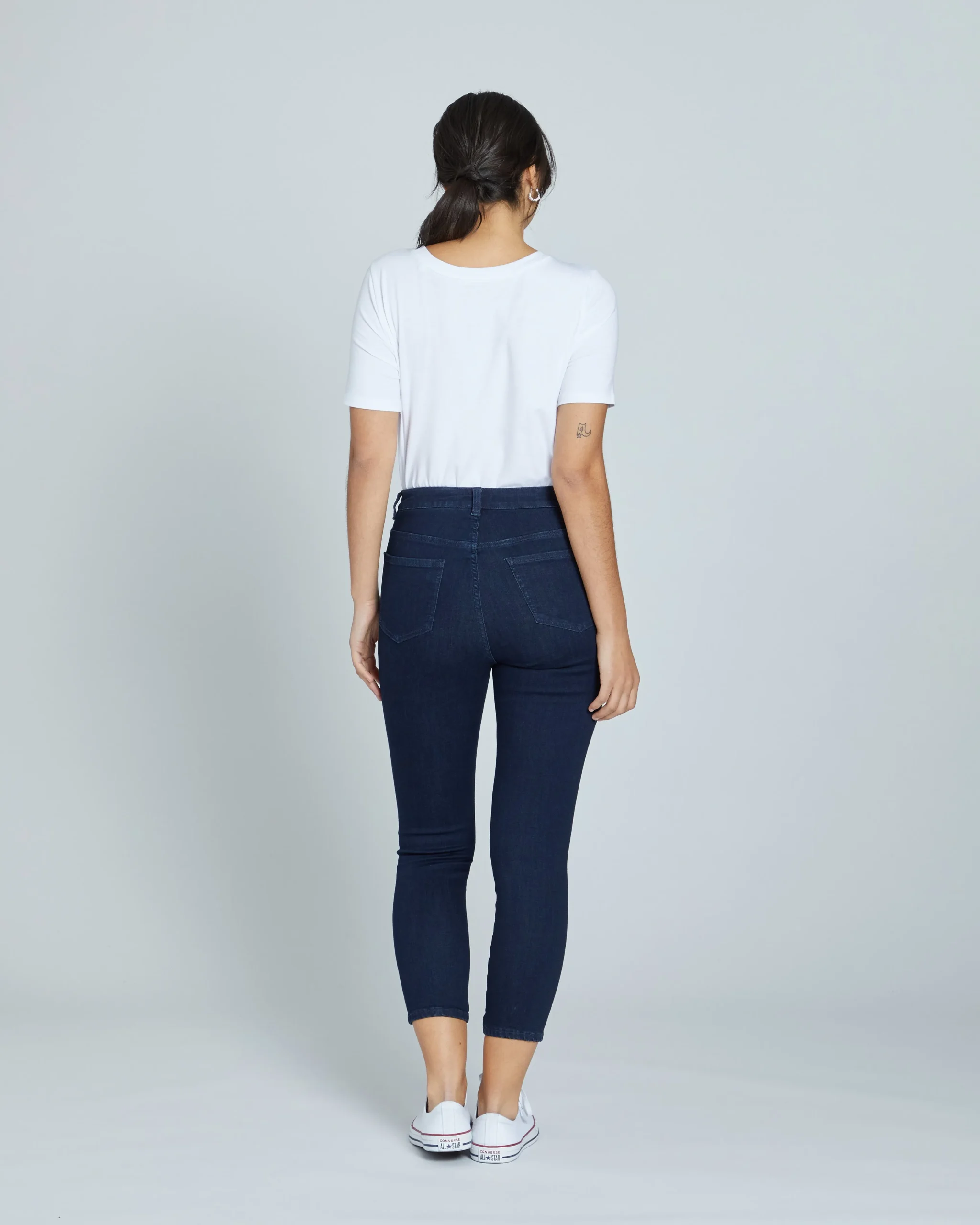 Seine High Rise Skinny Jeans 27 Inch Dark Indigo