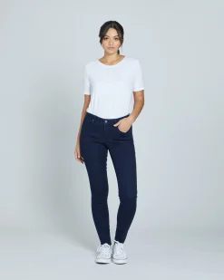 Seine High Rise Skinny Jeans 32 Inch Dark Indigo