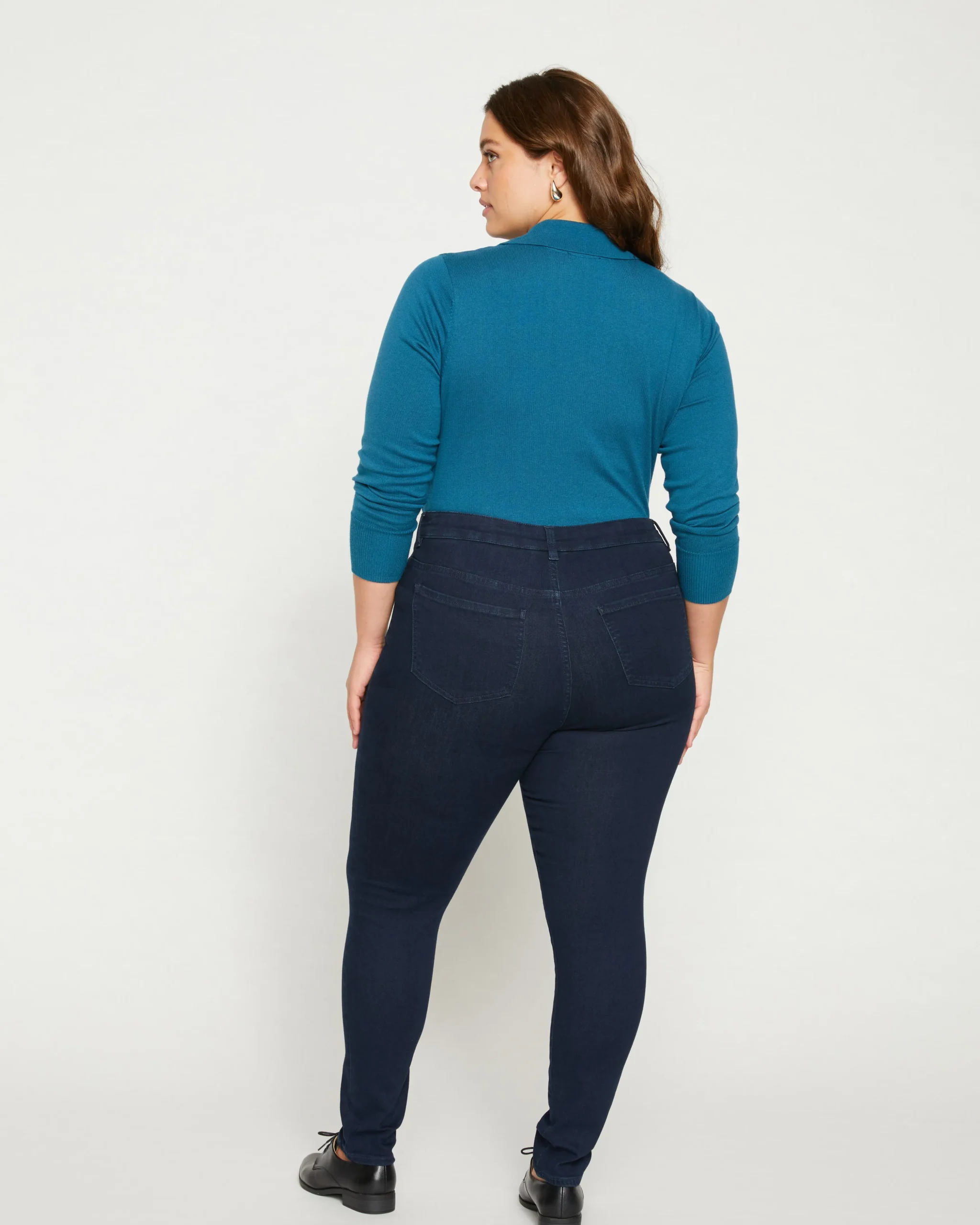 Seine High Rise Skinny Jeans 30 Inch Dark Indigo