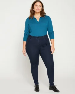 Seine High Rise Skinny Jeans 30 Inch Dark Indigo