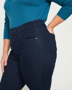 Seine High Rise Skinny Jeans 30 Inch Dark Indigo