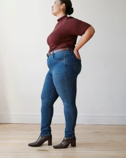 Seine High Rise Skinny Jeans 30 Inch True Blue